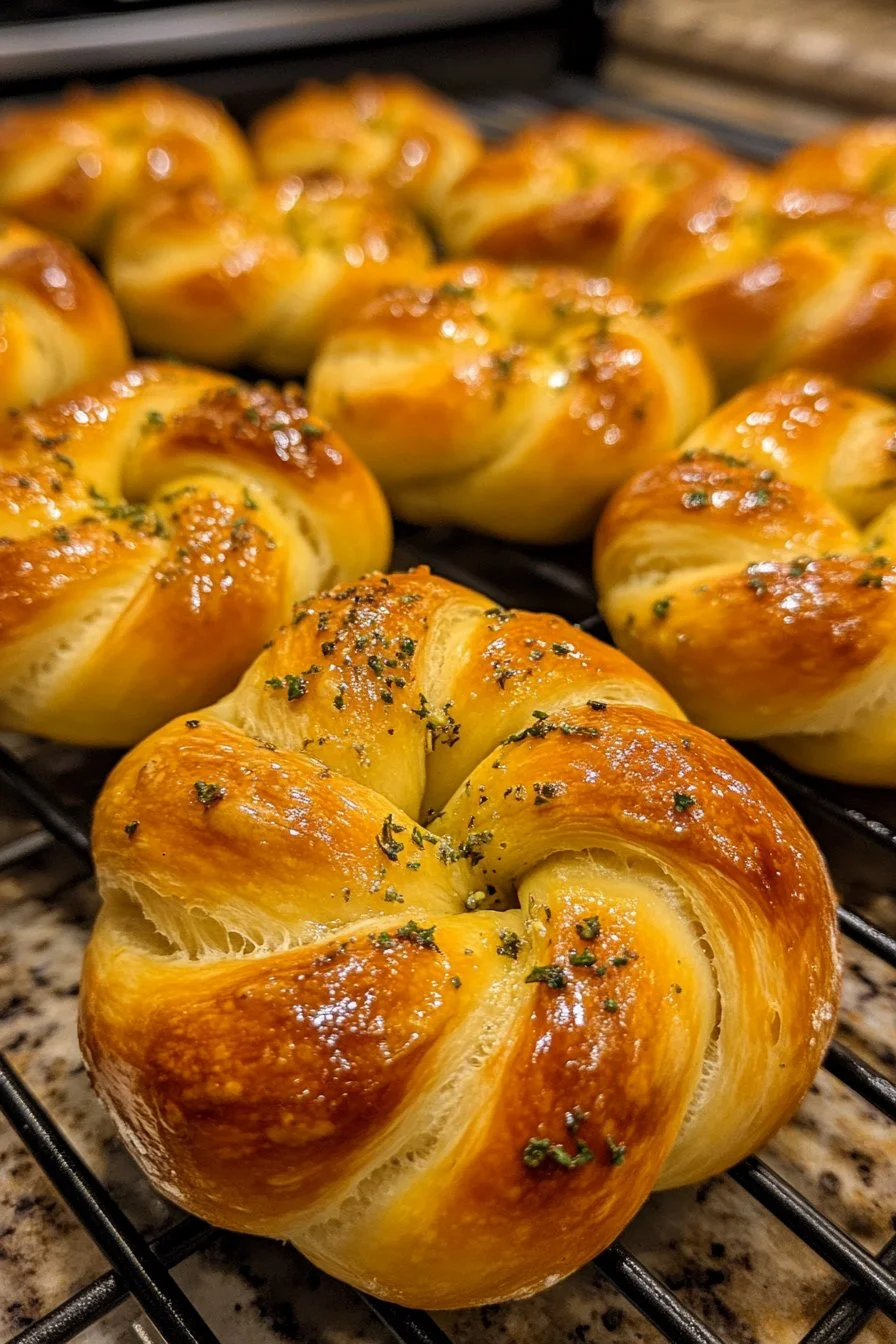 Quick Sourdough Discard Garlic Knots