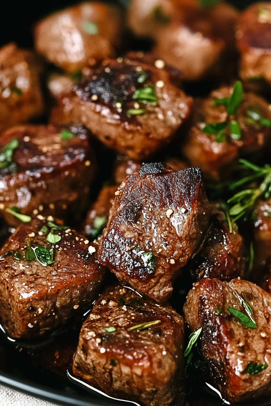 Savory Steak Bites Made with Tender Stew Meat – A Quick Delight