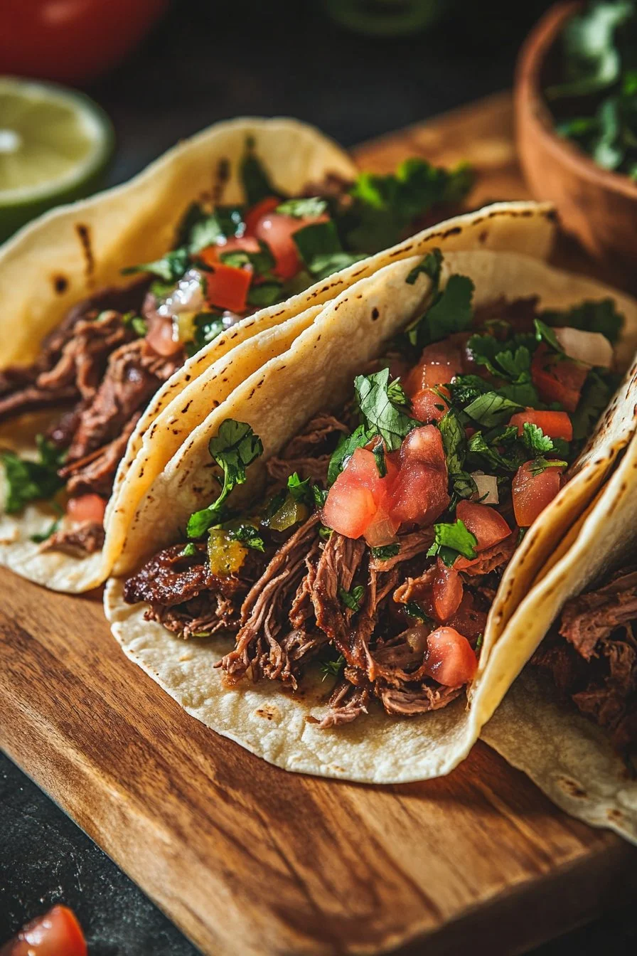 Shredded Venison Tacos