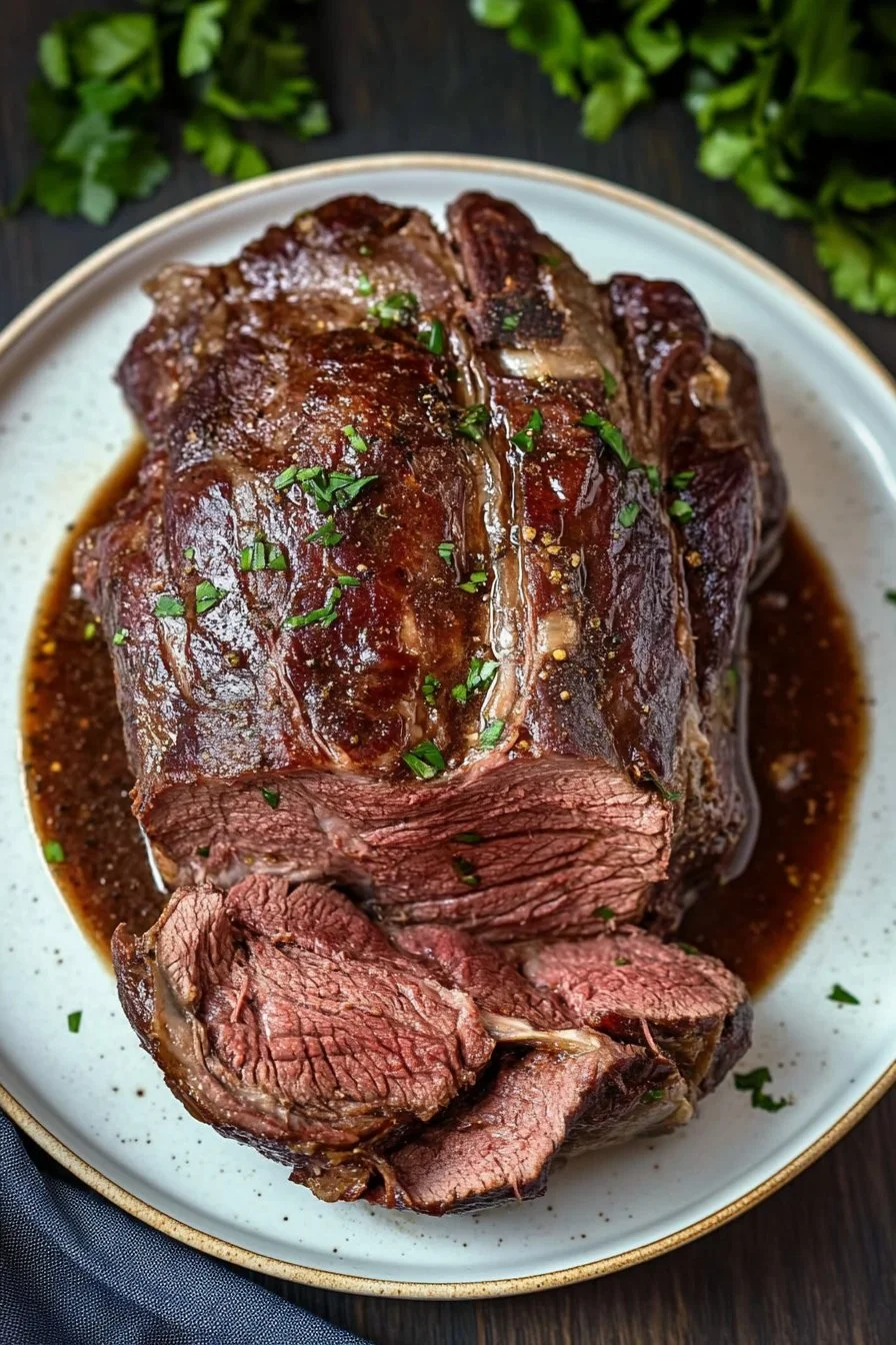 Slow Cooker Venison Neck Roast