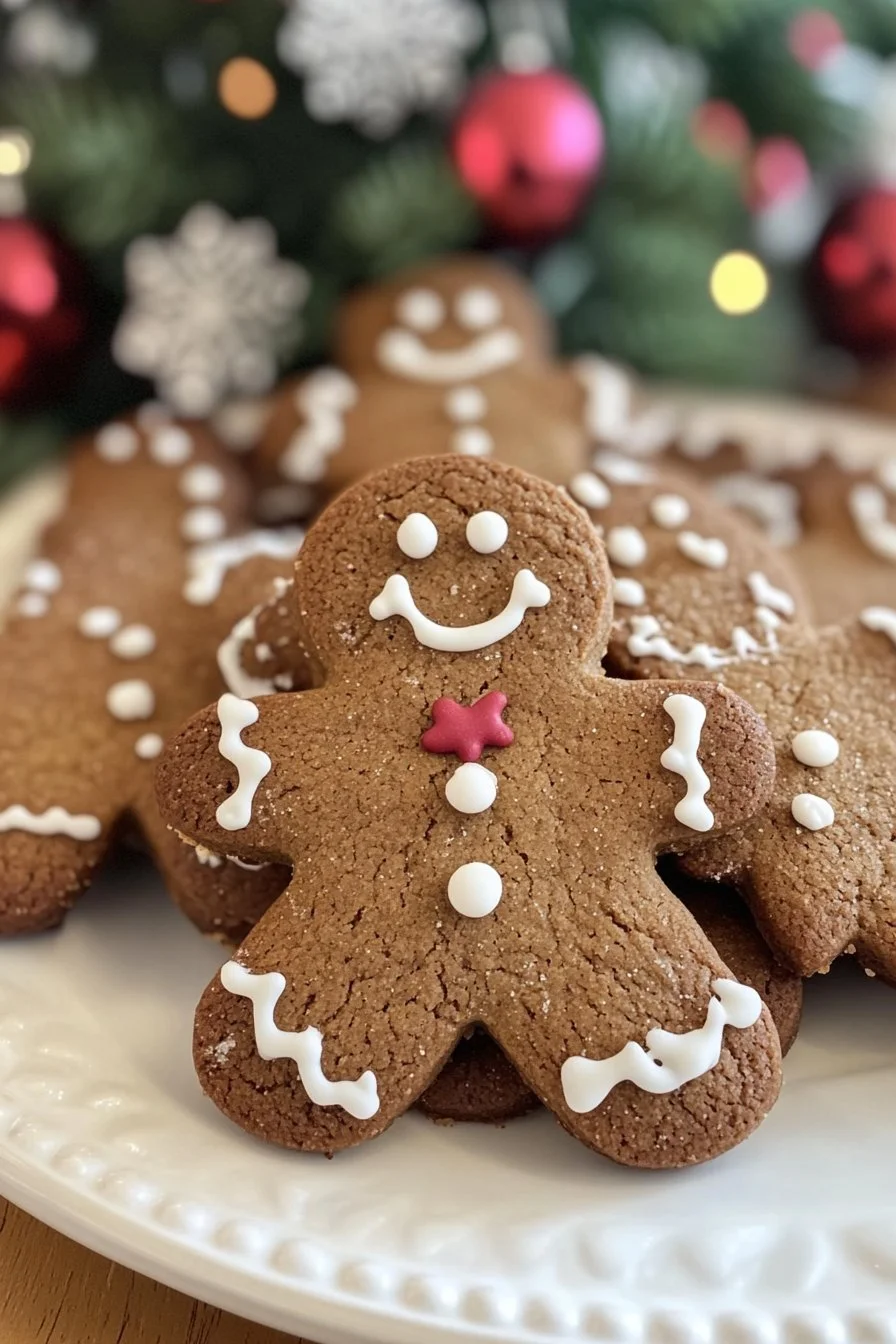 Soft Sourdough Gingerbread Cookies