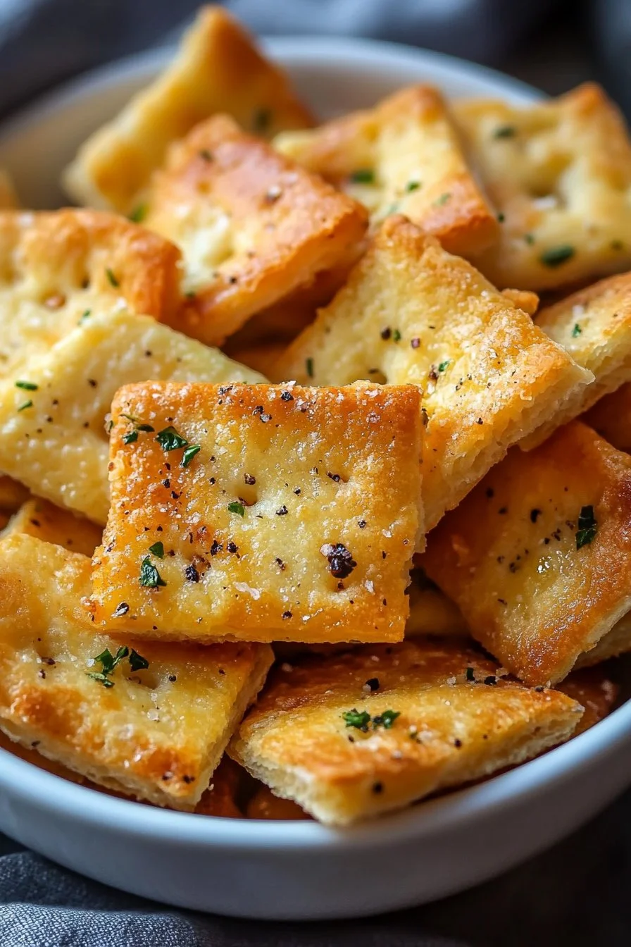 Sourdough Cheese Crackers