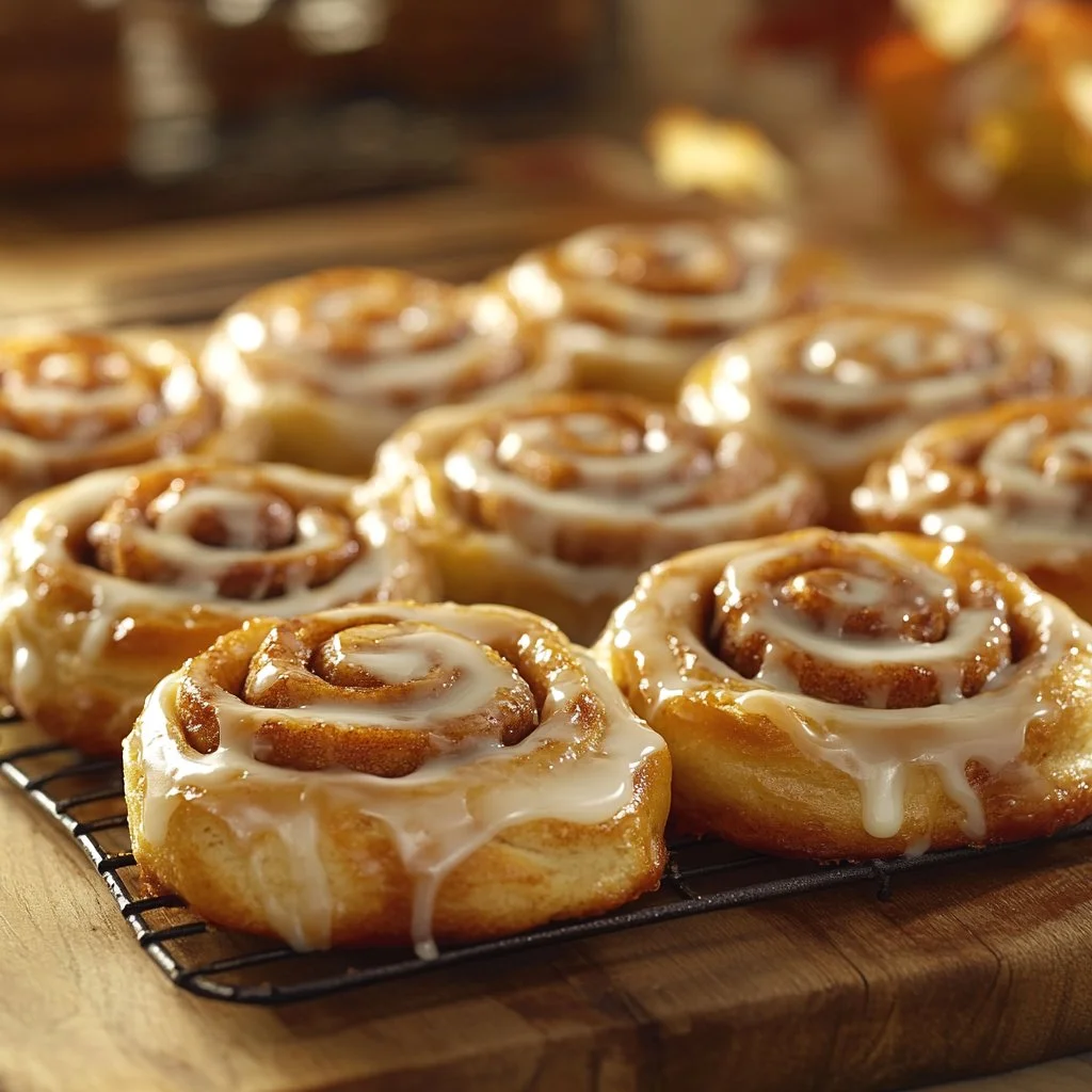 Sourdough cinnamon roll focaccia fresh out of the oven