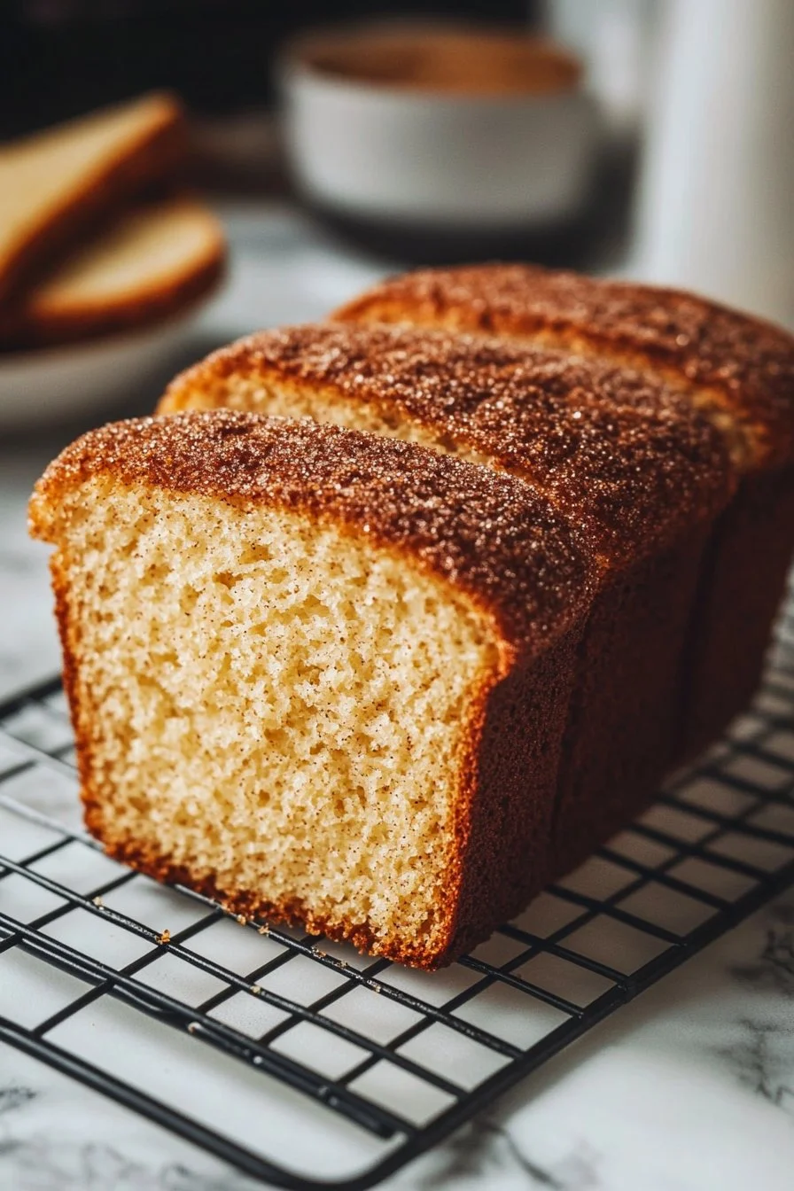 Sourdough Cinnamon Sugar Quick Bread