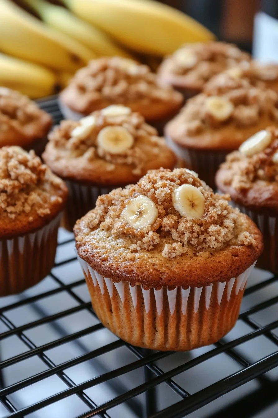 Sourdough Discard Banana Muffins