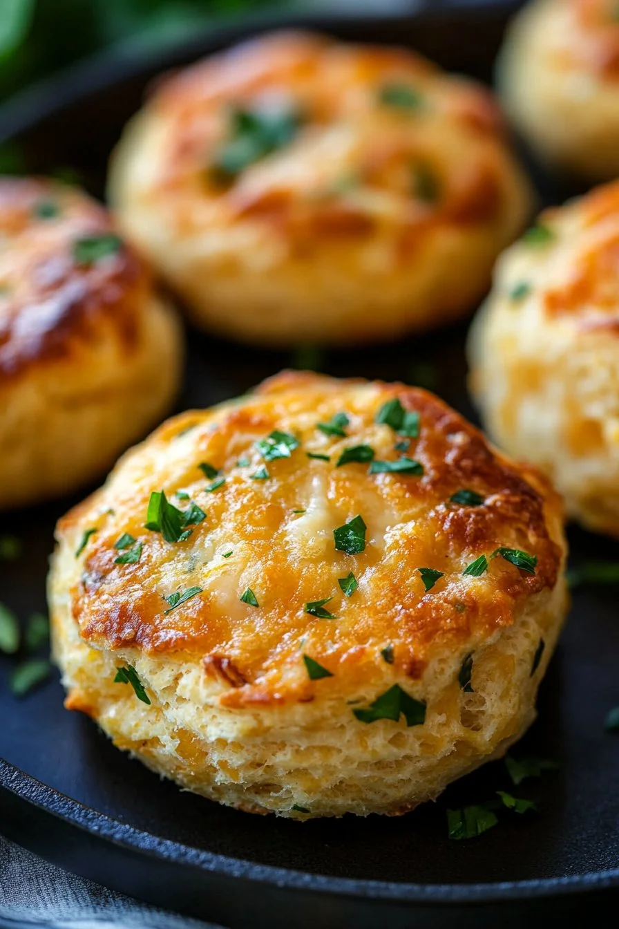 Sourdough Discard Cheddar Biscuits