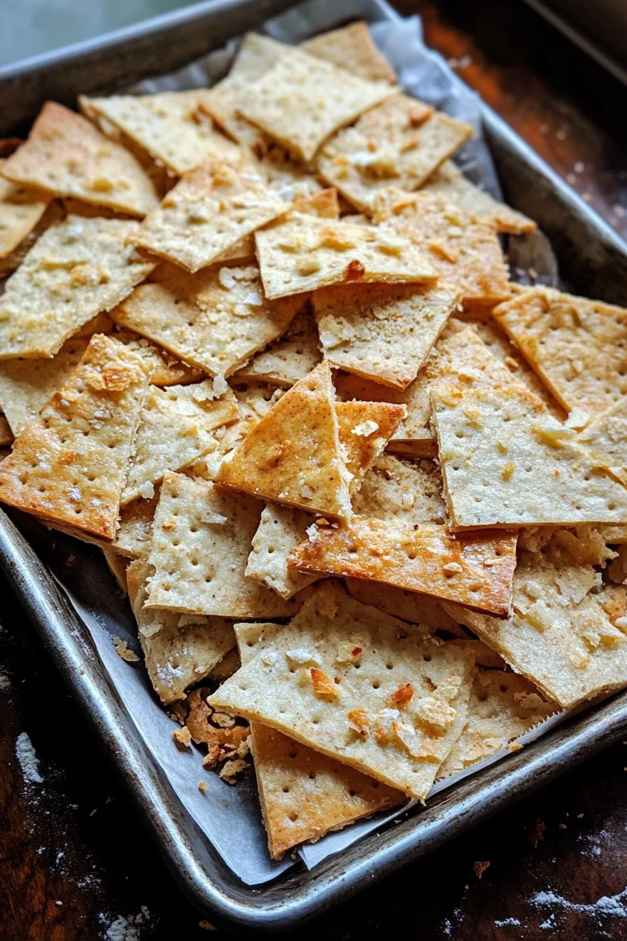 Sourdough Discard Crackers