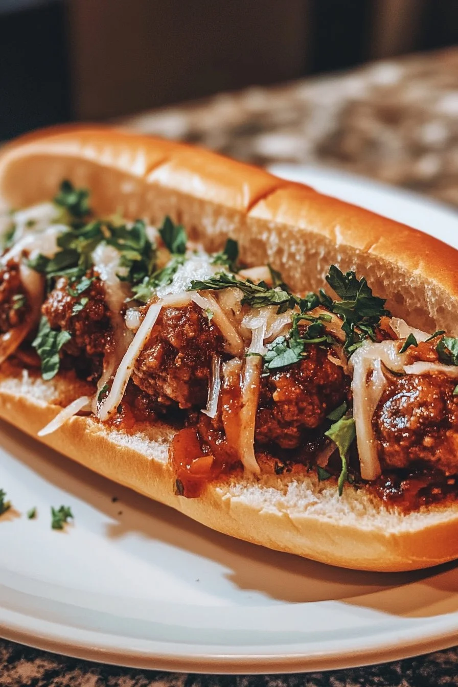 Venison Meatball Subs