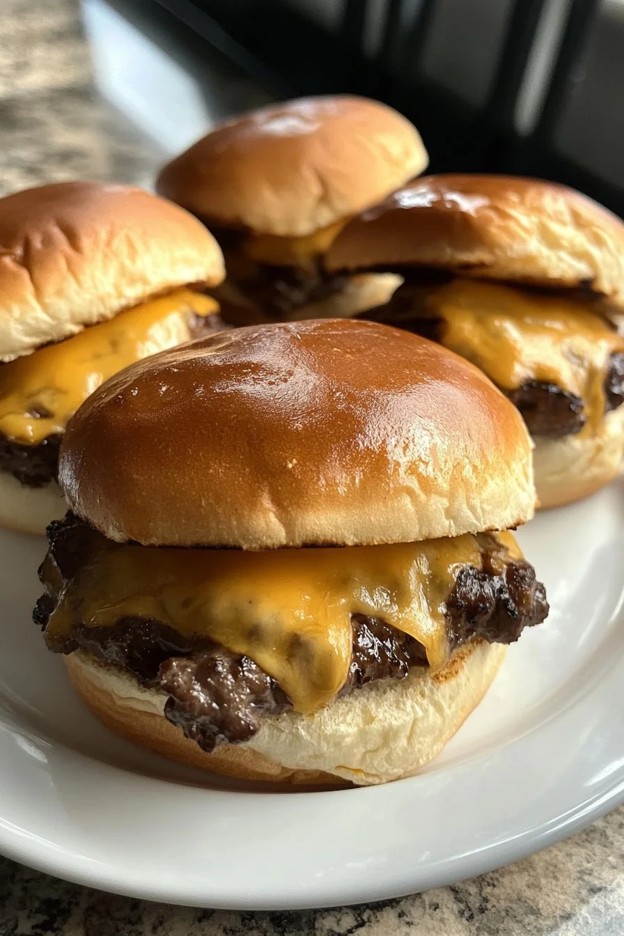 Beef and Cheddar Sliders