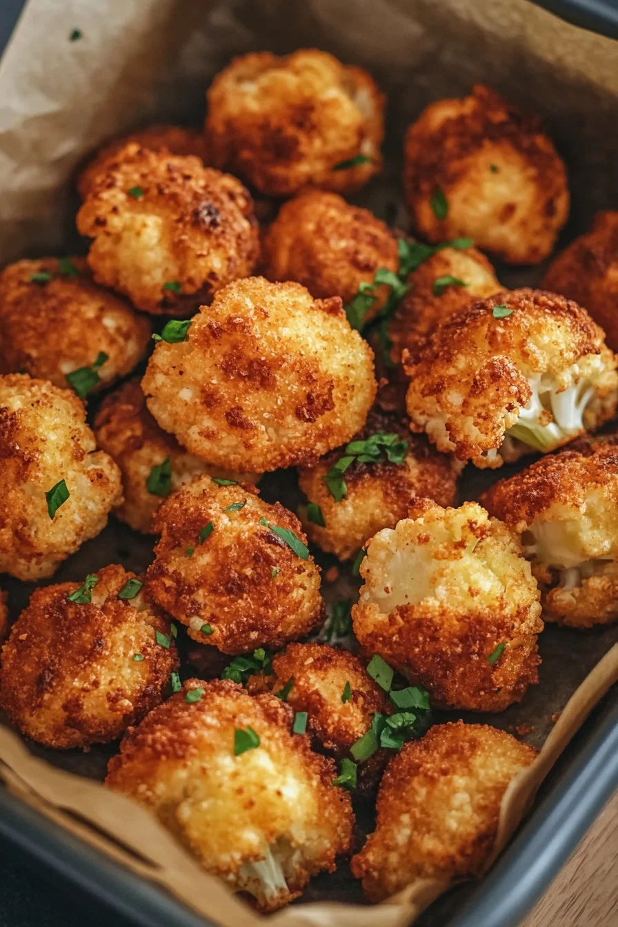 Crispy Baked Cauliflower Bites