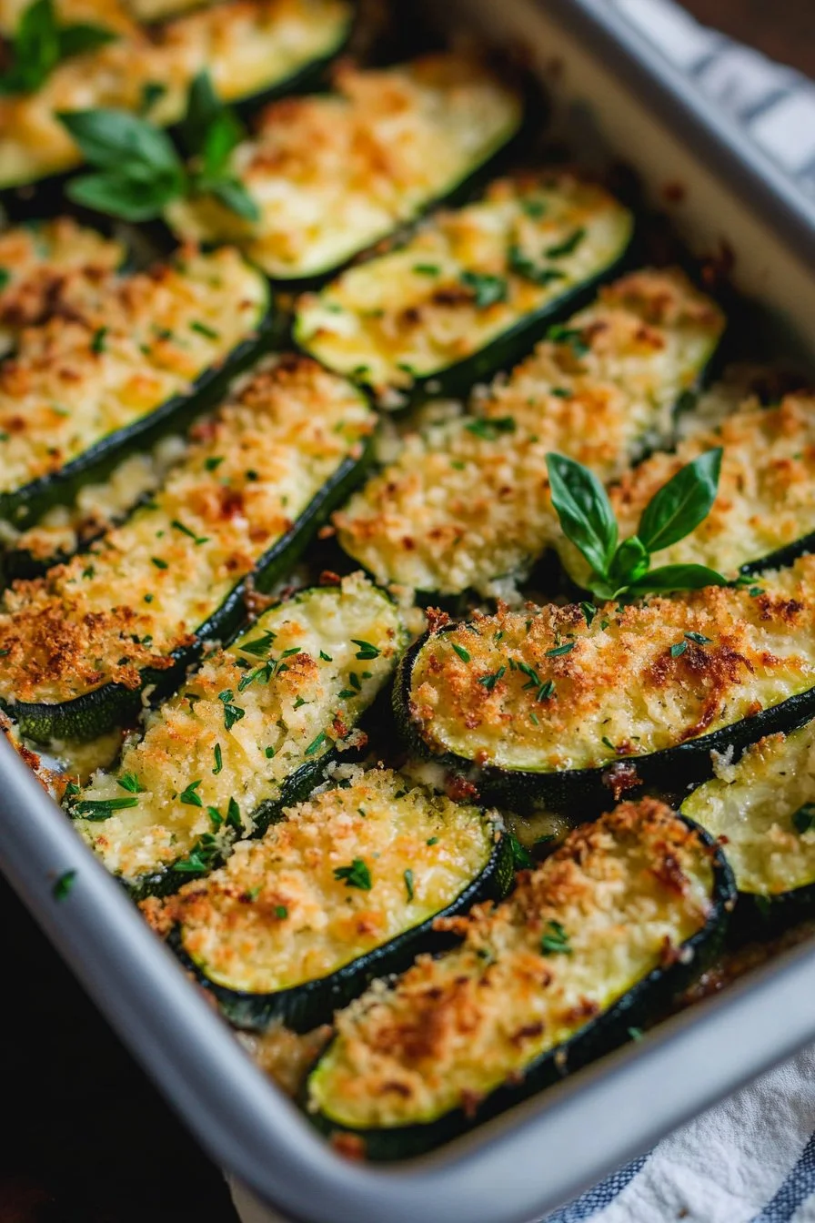 Crispy Baked Parmesan Zucchini Recipe