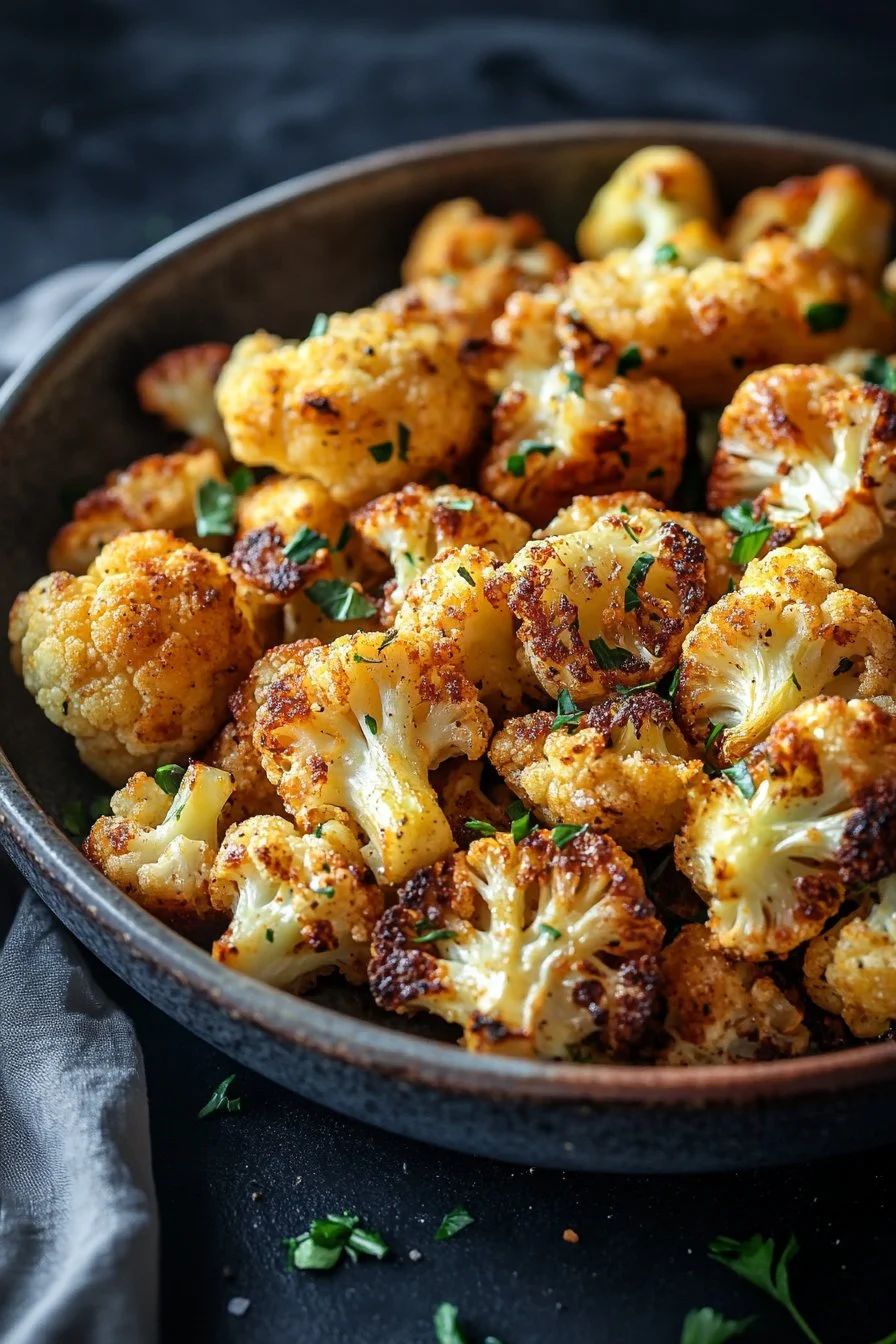 Crispy Roasted Cauliflower