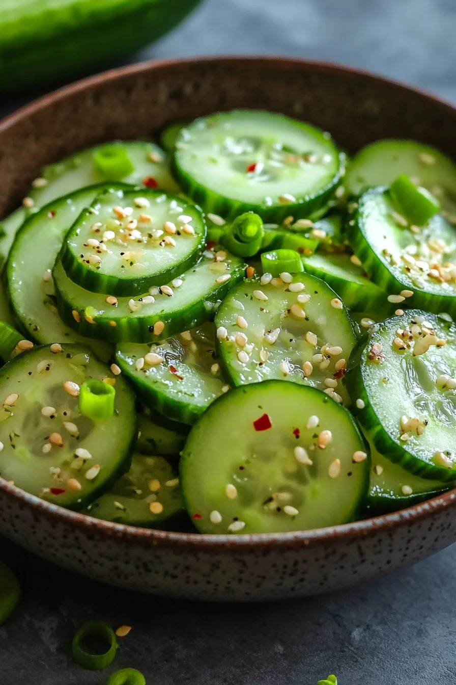 Easy Asian Cucumber Salad