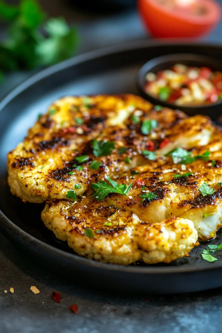 EASY Grilled or Roasted Cauliflower Steak