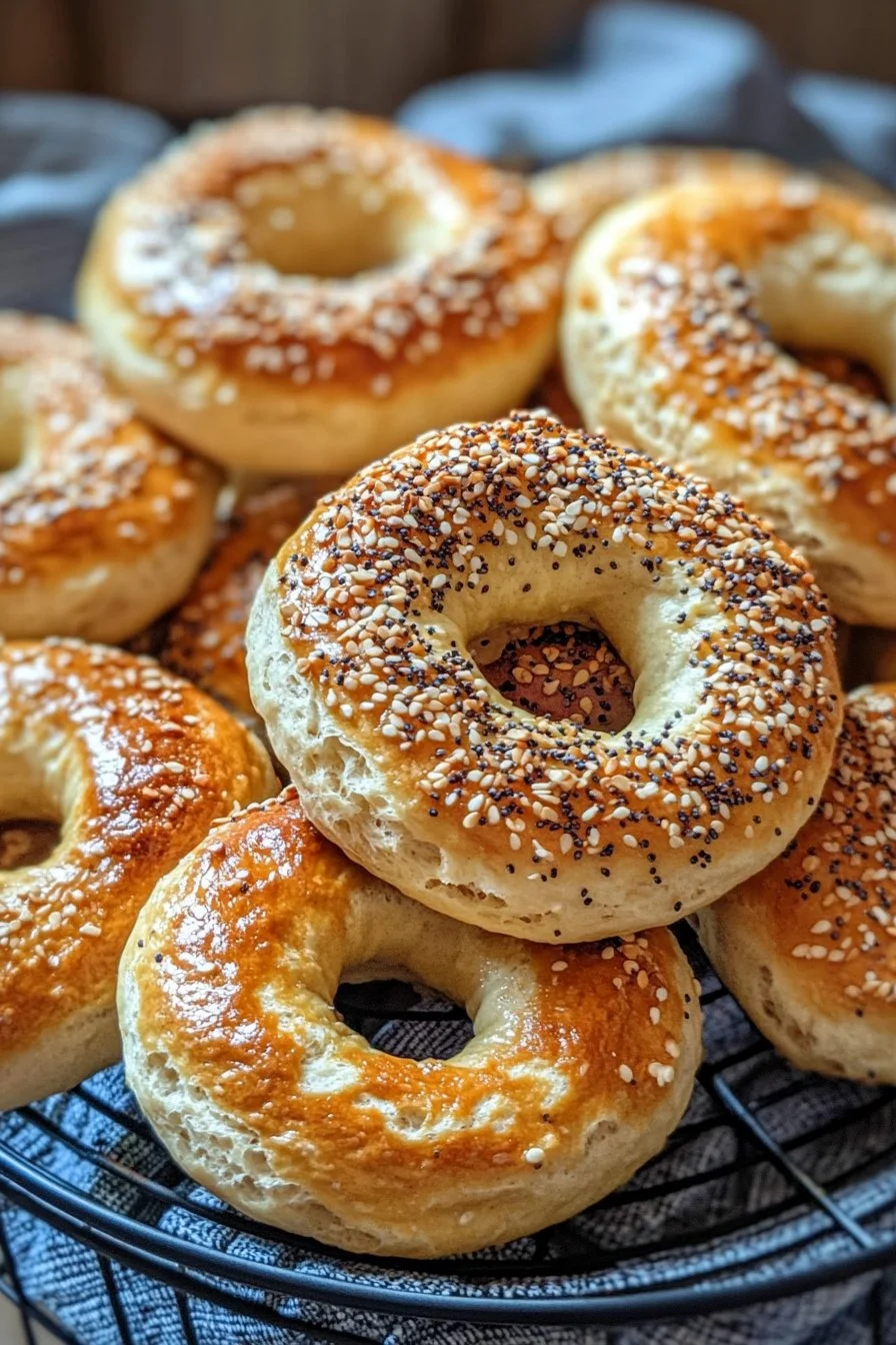 Easy Sourdough Bagels