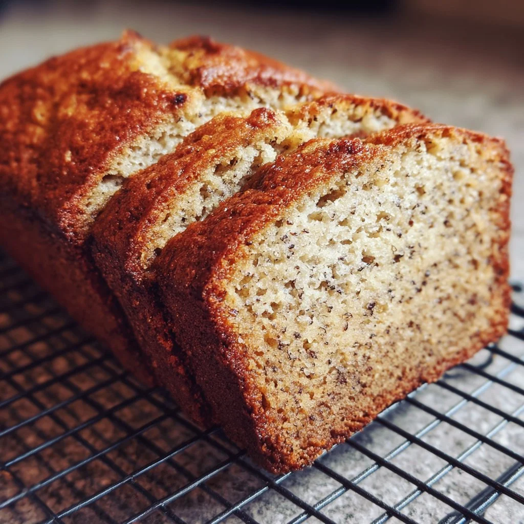 Easy sugar free banana bread baked with ripe bananas and natural sweeteners.