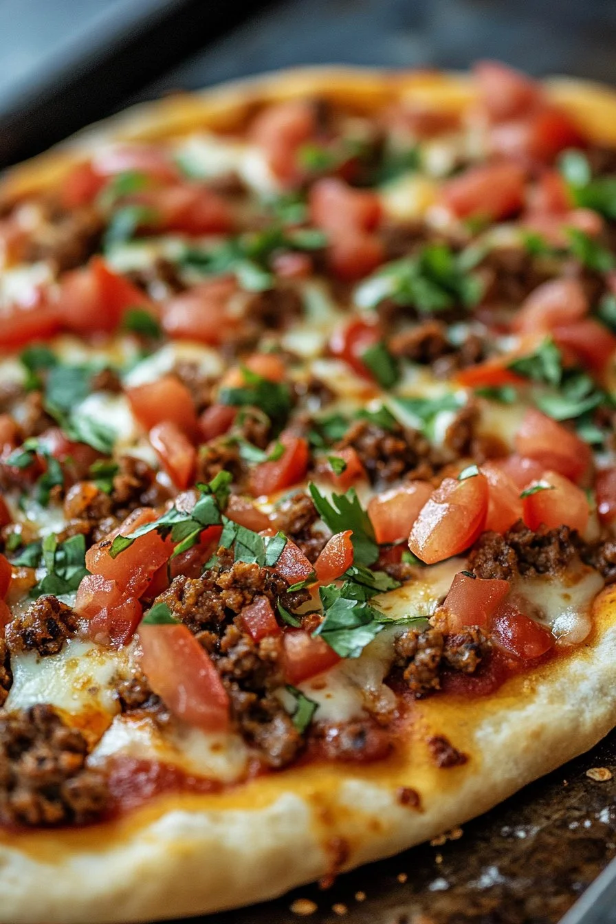 Easy Taco Pizza