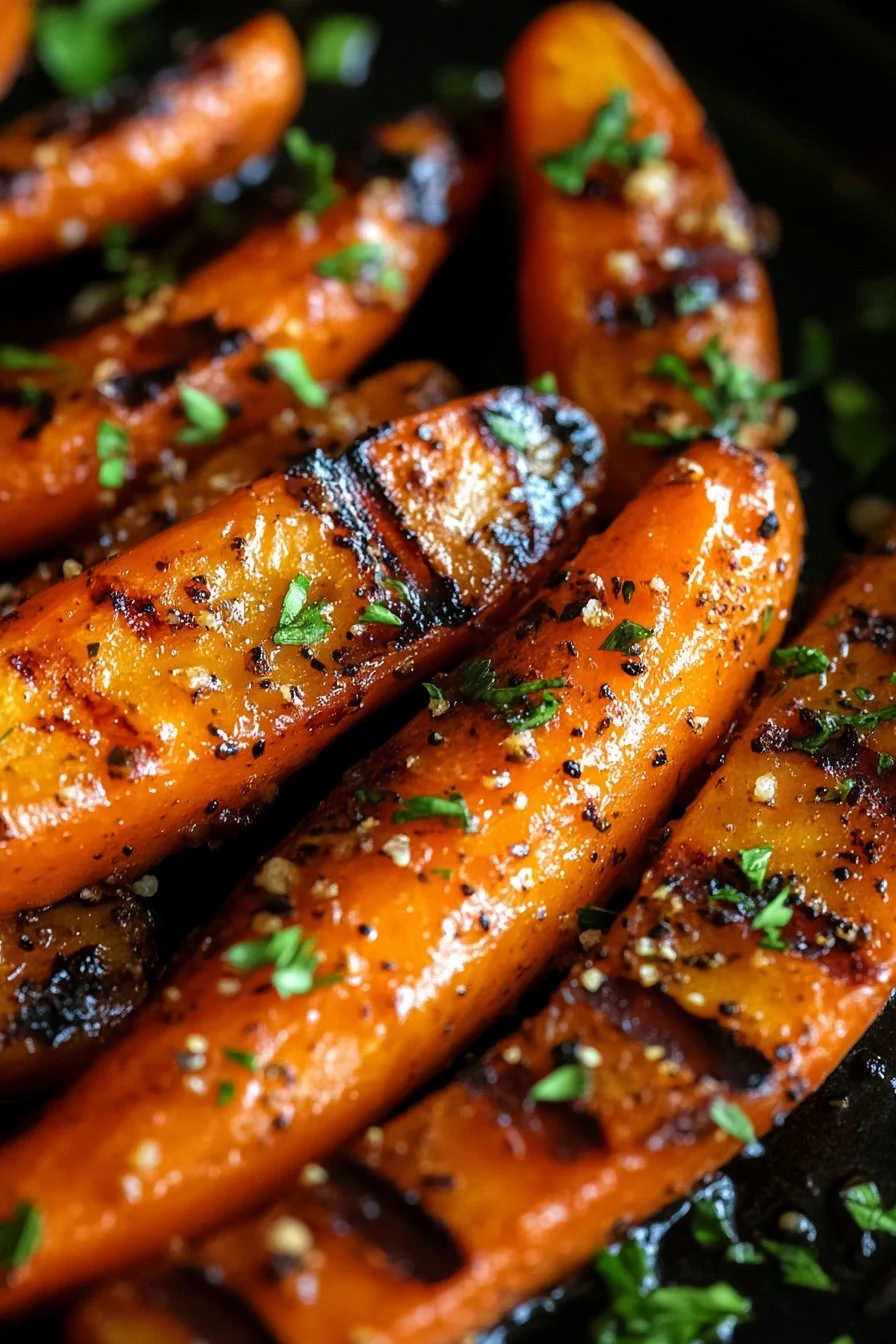 Grilled and Glazed Carrots Recipe