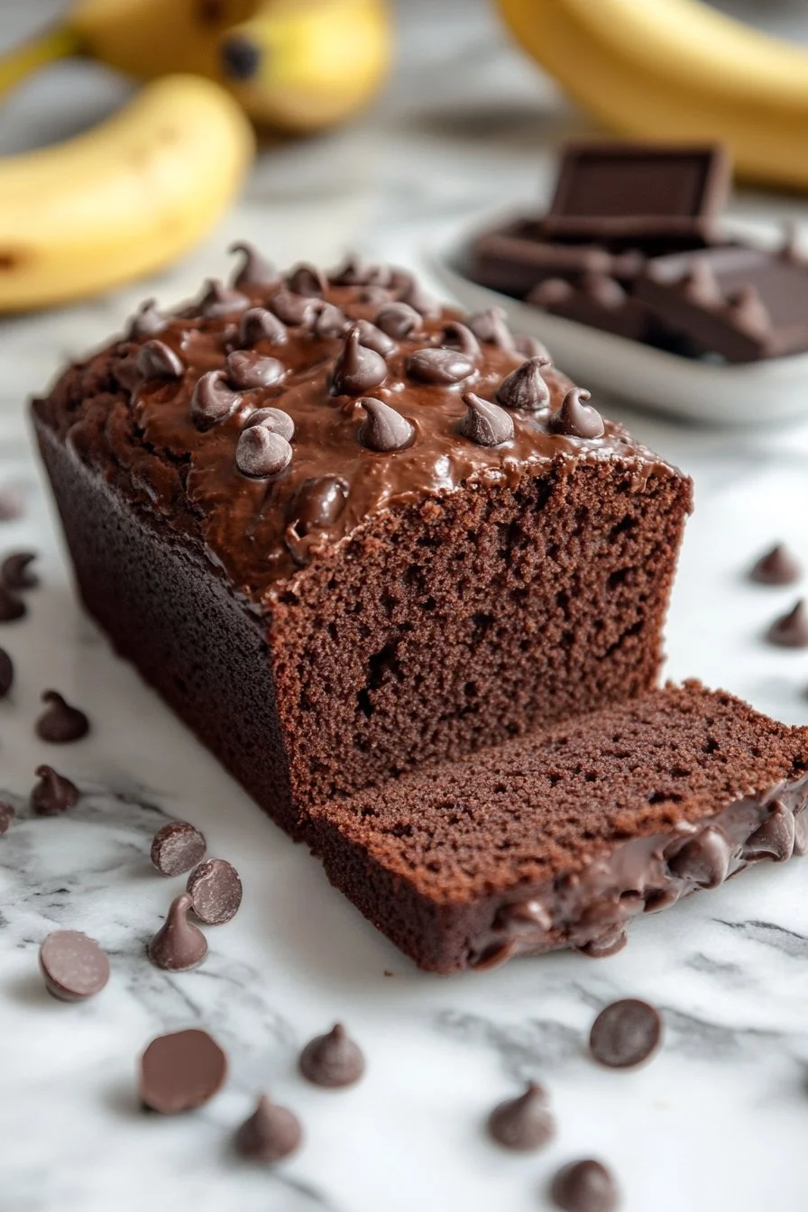 High-Protein Chocolate Banana Bread