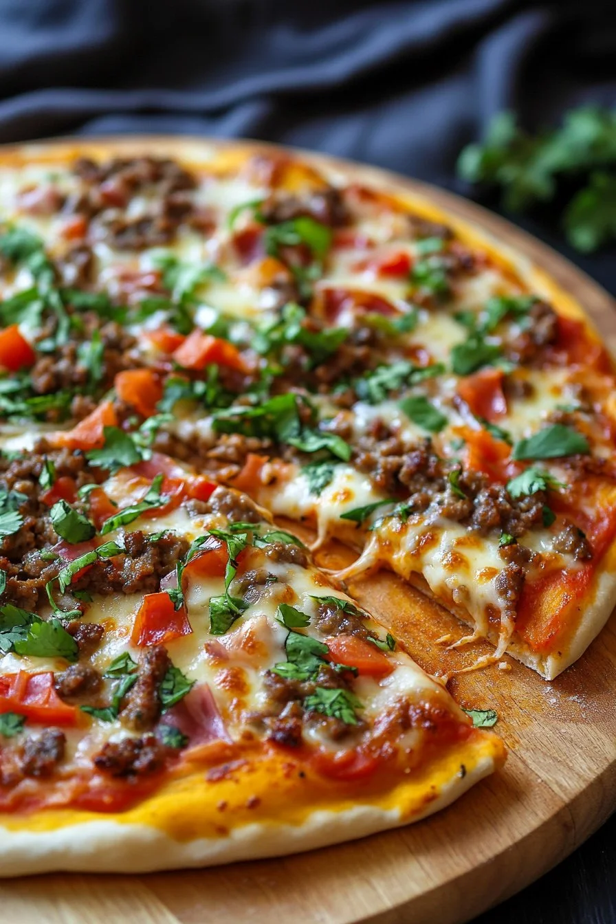 Homemade Mexican Pizza