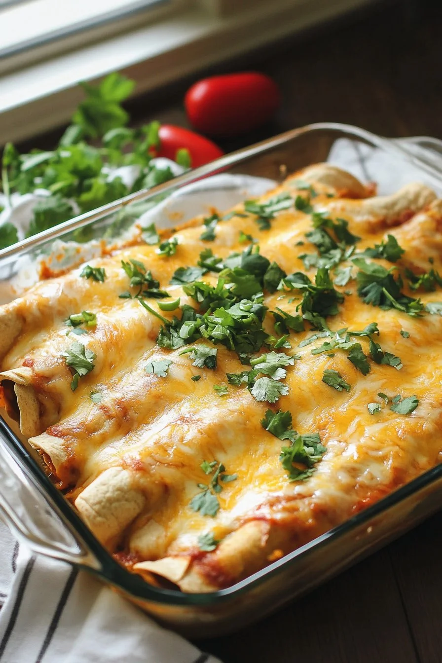 Indulgent Queso Chicken Enchiladas for Quick Weeknight Dinners