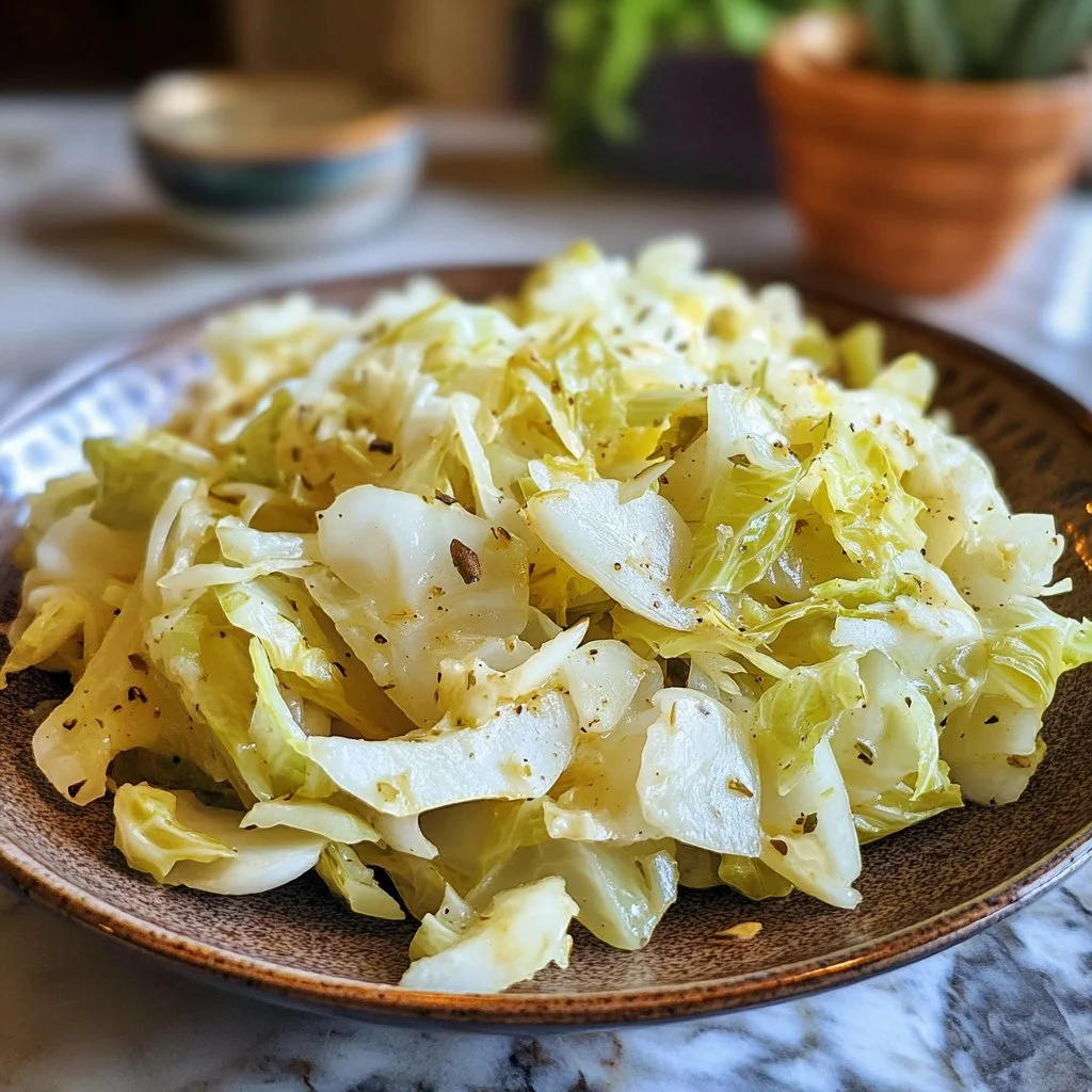 Delicious Jamaican Cabbage cooked with spices and vegetables