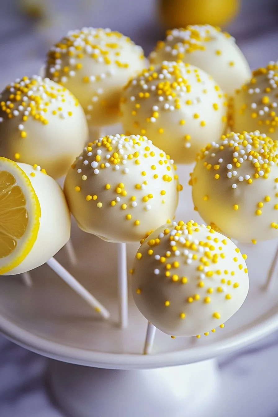 Lemon Cake Pops