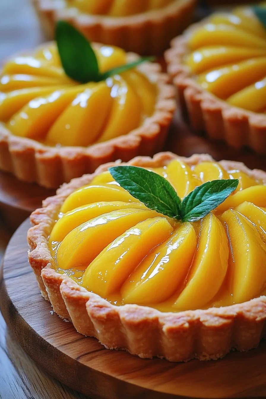 Mango Curd Tart