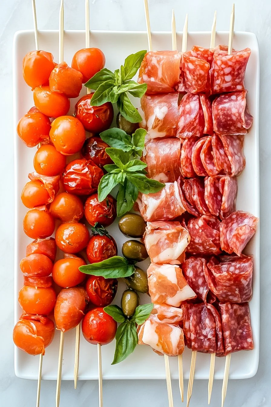 Mini Charcuterie Skewers – Easy No-Cook Party Appetizer