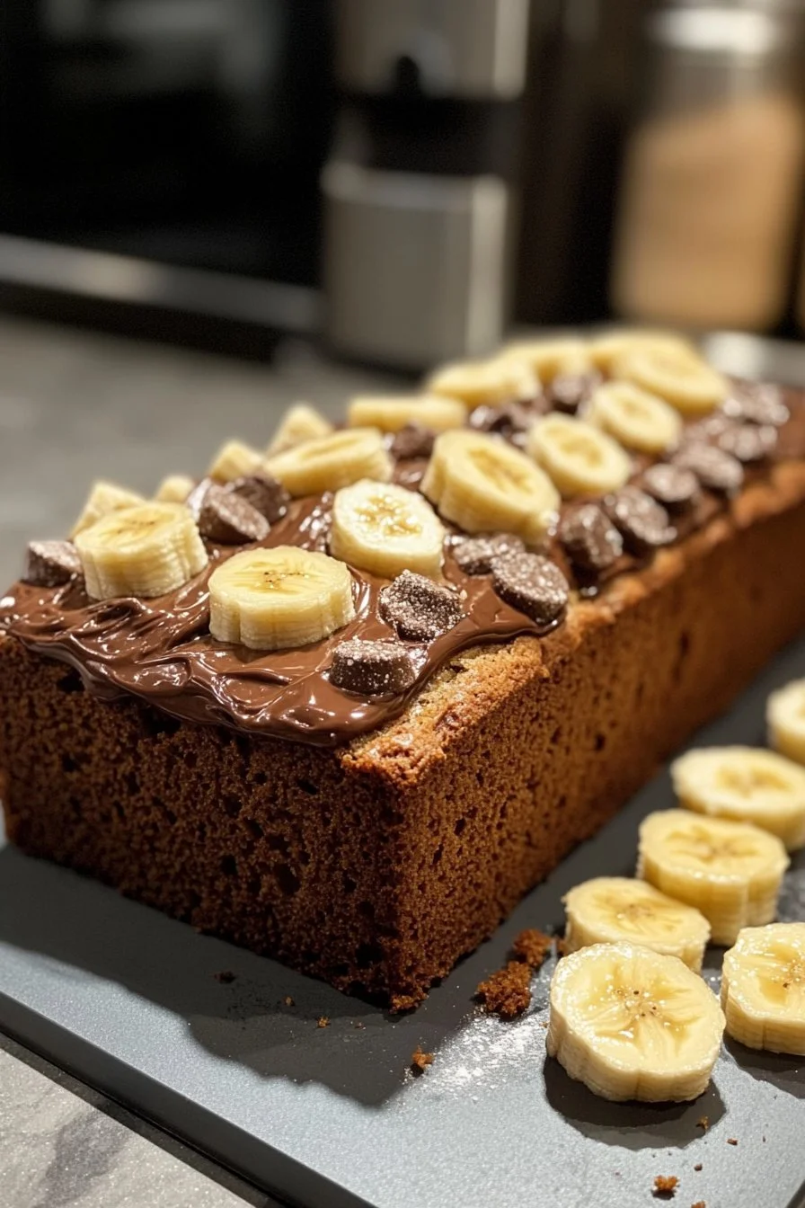 Nutella Banana Bread
