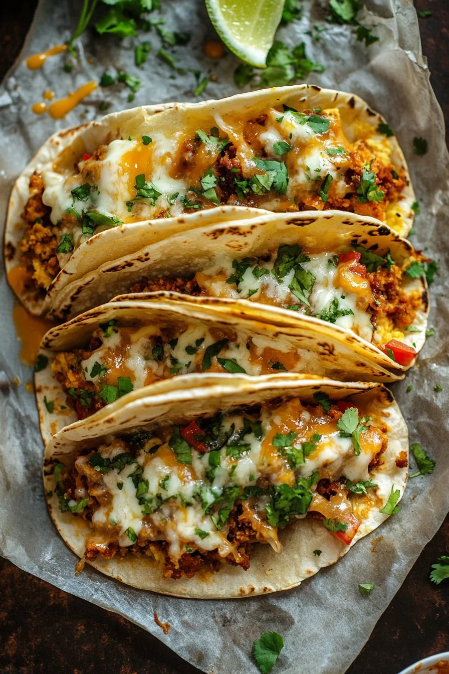 Oven-Baked Cheesy Tacos (Crispy & Loaded) You’ll Love!
