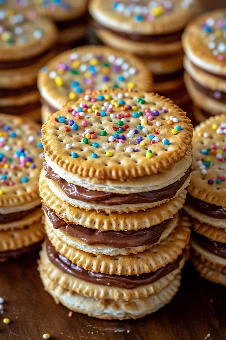 Ritz Cracker Party Sandwiches