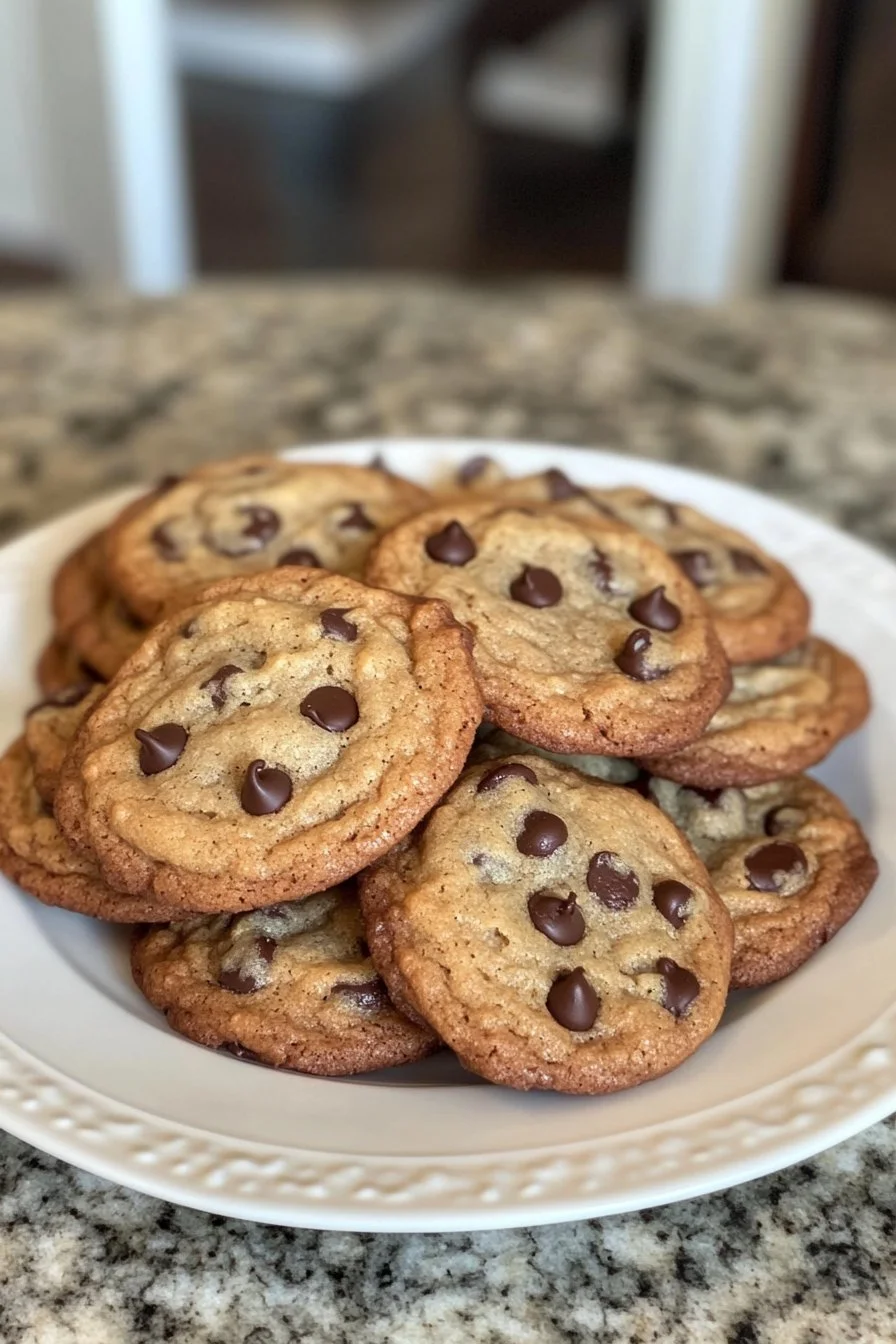 Soft and Chewy Banana Chocolate Chip Cookies