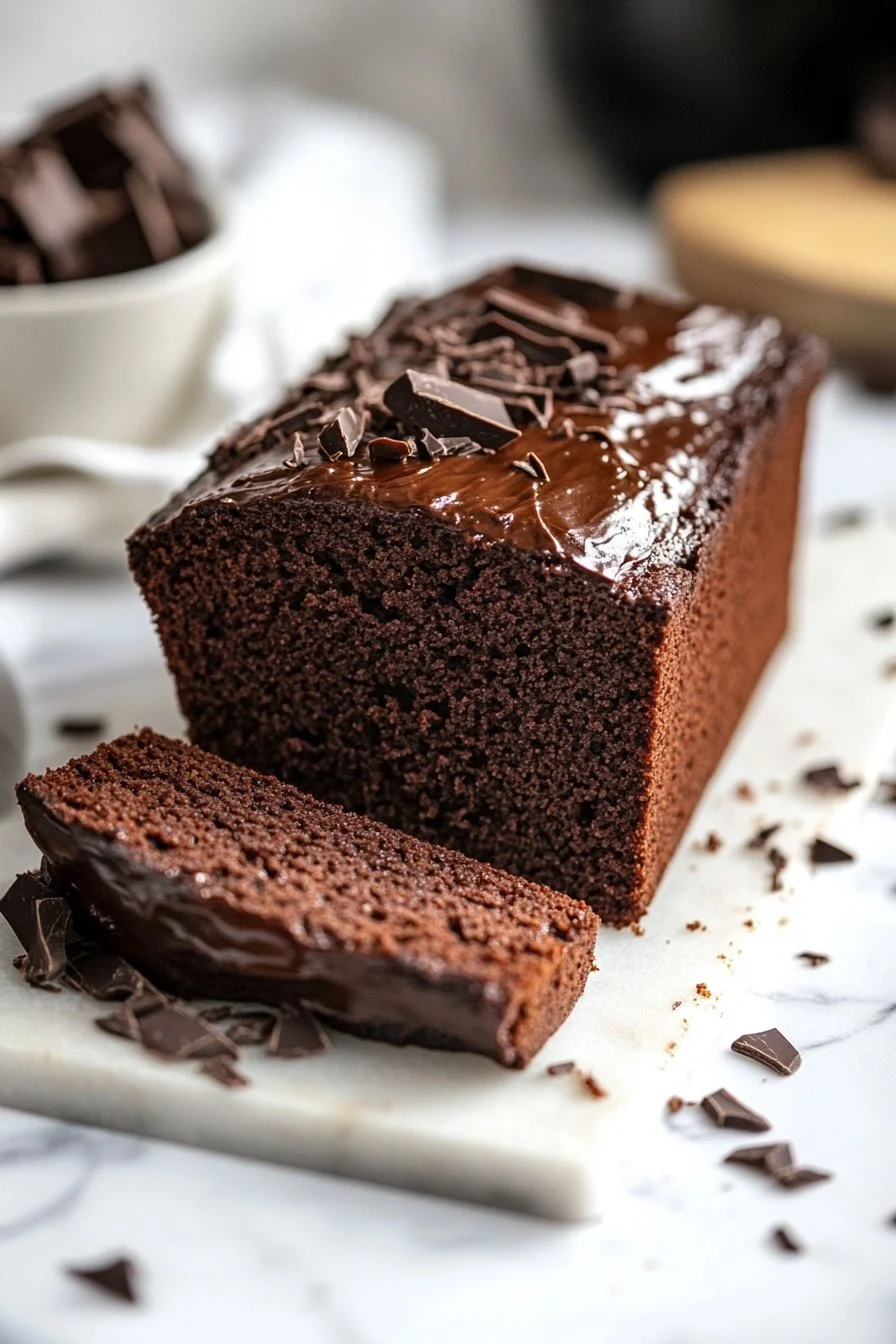 Sour Cream Chocolate Loaf Cake