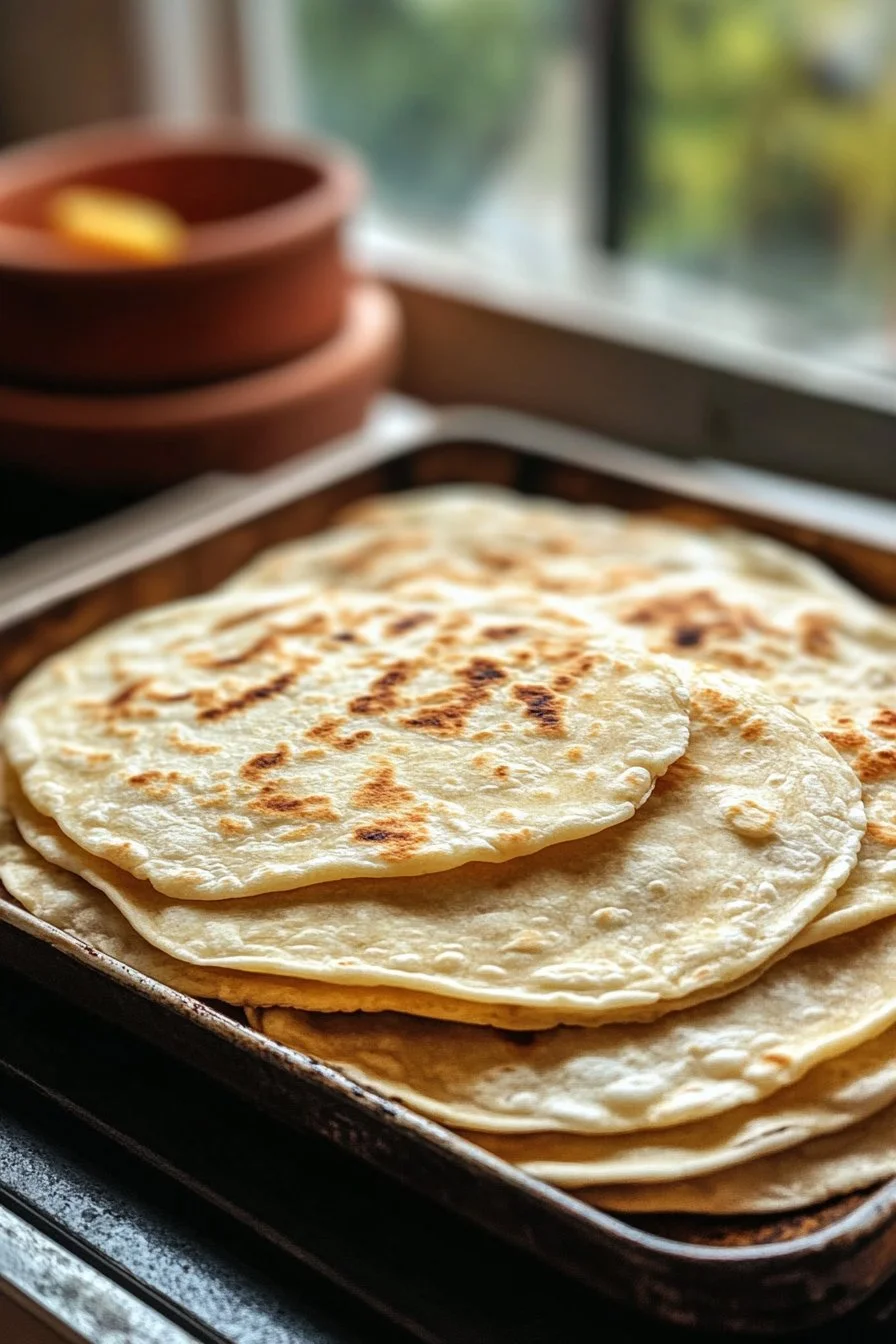 Sourdough Butter Tortillas