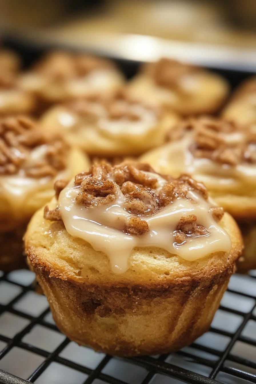 Sourdough Discard Cinnamon Roll Muffins