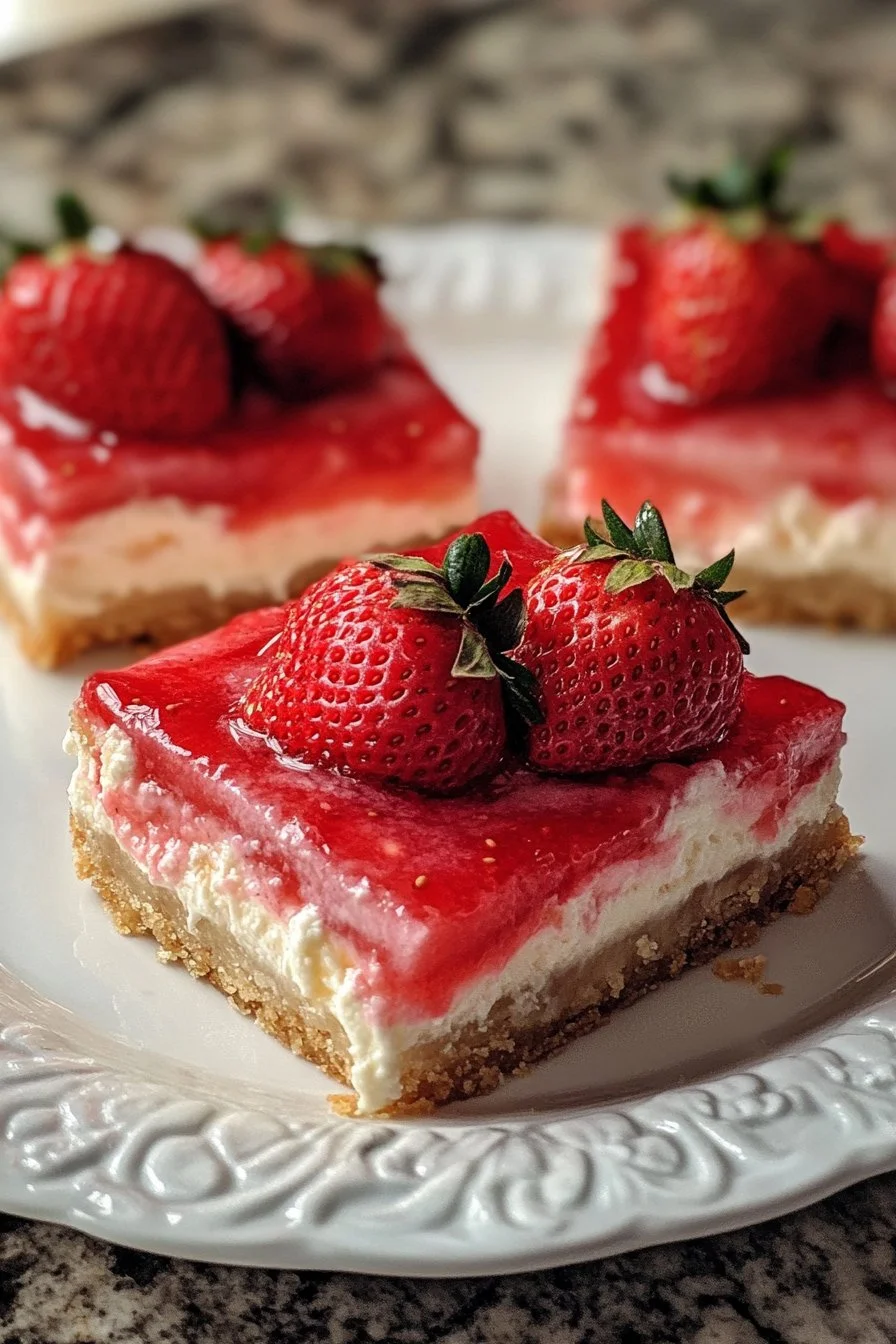 Strawberry Pie Bars