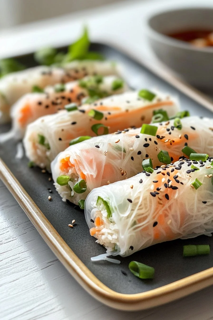 Taste Air Fryer Rice Paper Noodle Rolls