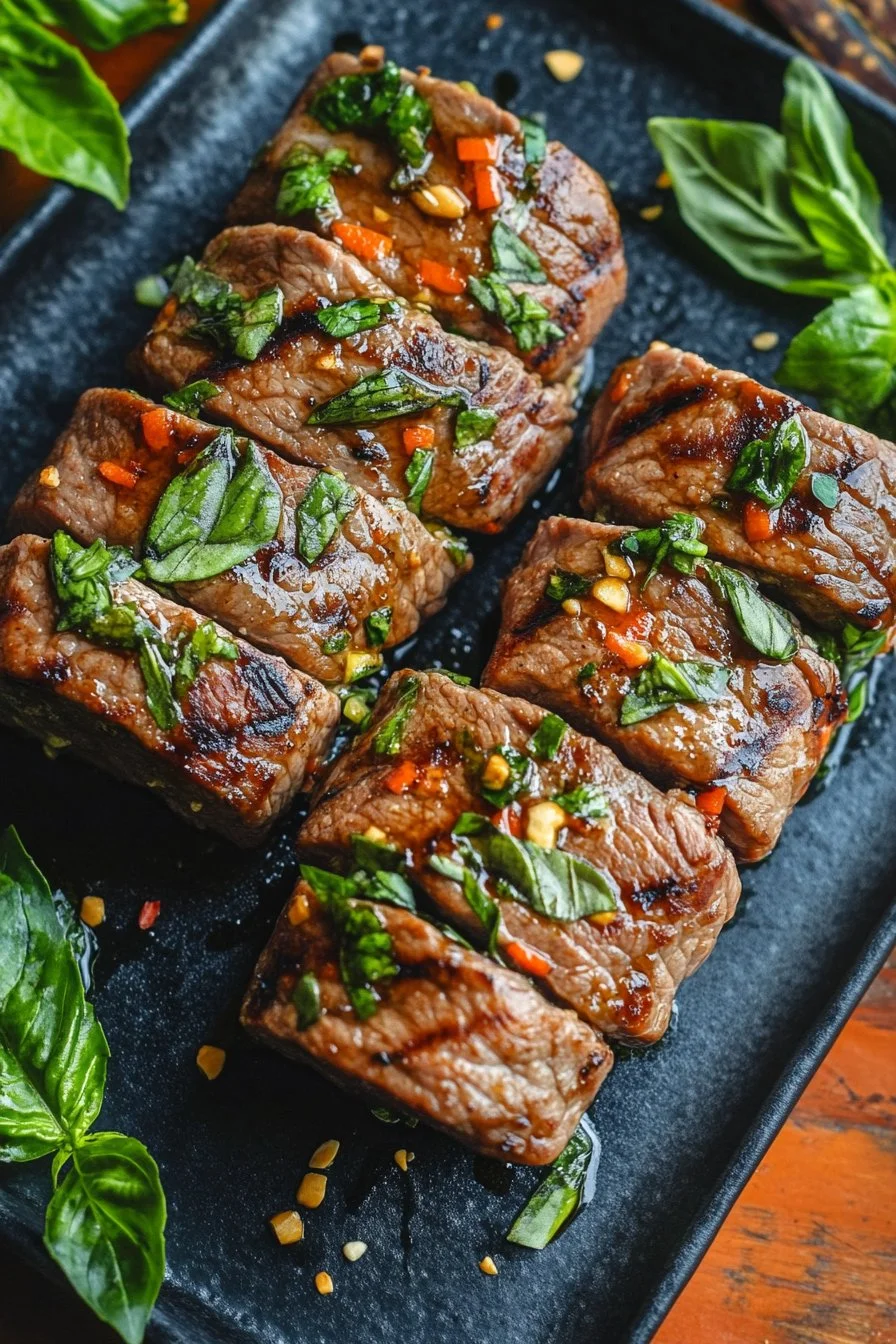 Thai Basil Beef Rolls – Fresh Thai Flavors in Every Bite