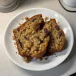 Delicious vegan banana bread made with 5 simple ingredients