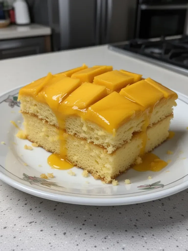 Asian Bakery-Style Mango Cake