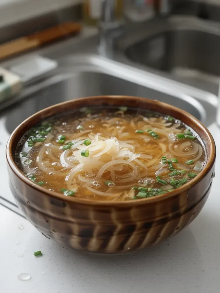 Authentic Japanese Onion Soup