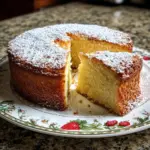 Delicious sponge cake on a decorative plate, ideal light dessert for celebrations.