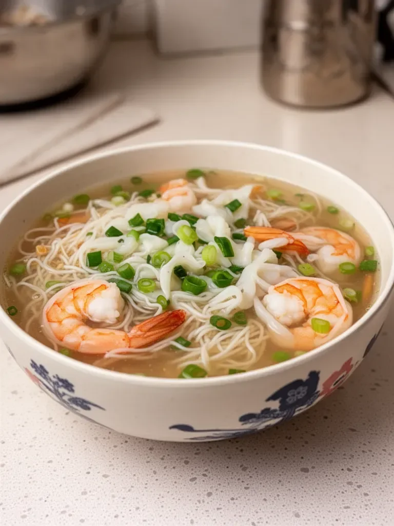Chinese Shrimp Noodle Soup