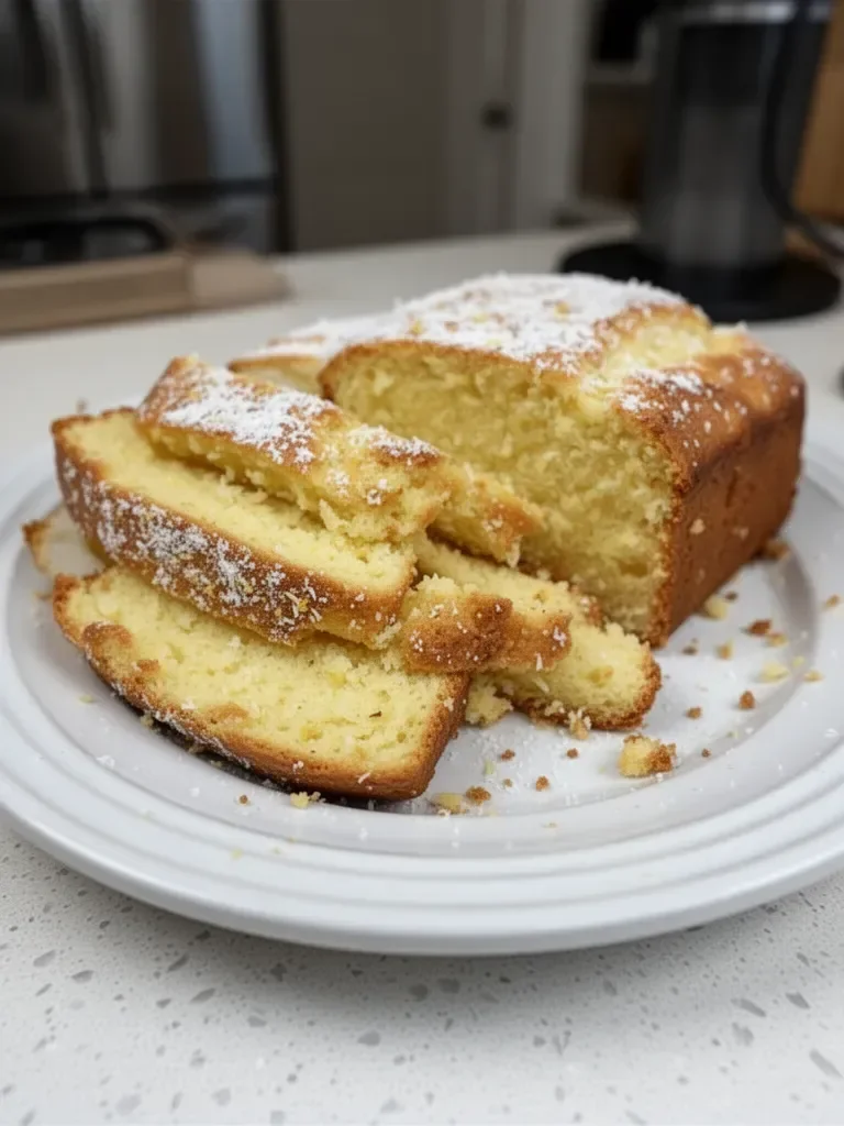 Coconut Lemon Loaf Cake