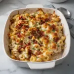Delicious Crazy Good Casserole served in a baking dish