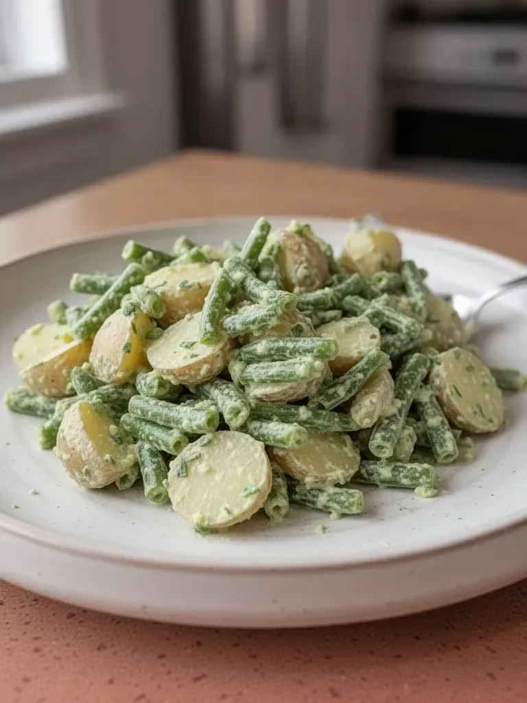 Creamy Green Bean Potato Salad