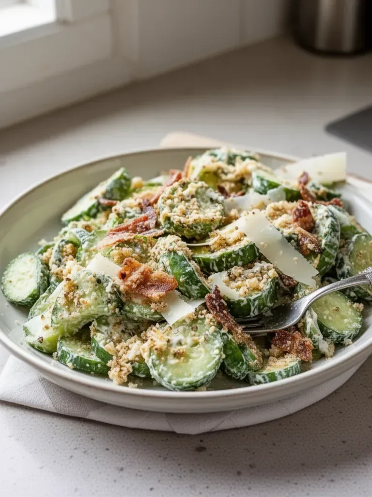 Cucumber Caesar Salad