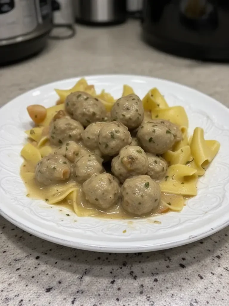 Easy Swedish Meatballs Crockpot Recipe