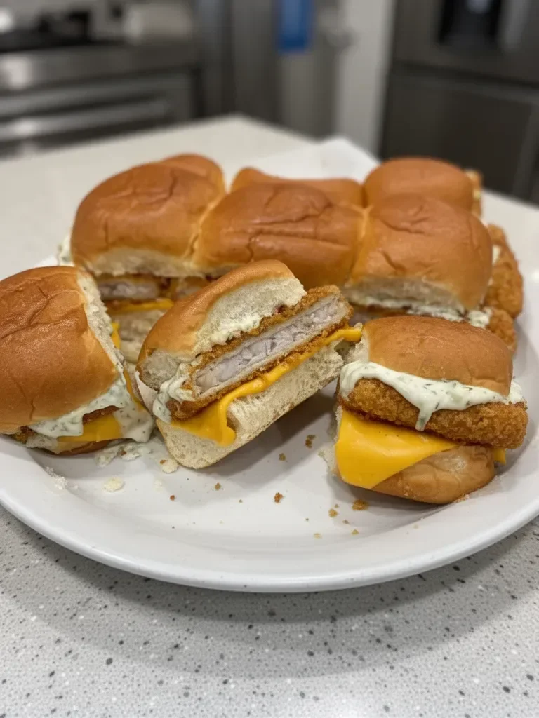 Filet-O-Fish Sliders (Fish Burger Sliders)